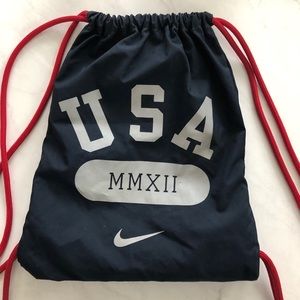 Team USA drawstring gym bag